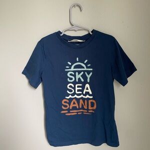 5T Boys Sand Sea Sky Nautical Graphic Tee